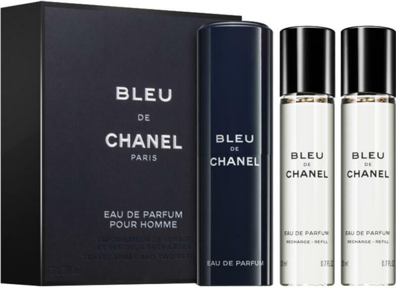 CHANEL Bleu de Chanel Twist & Spray (Refills) EDP 3x20 ml (3145891073003)  Preturi CHANEL Bleu de Chanel Twist & Spray (Refills) EDP 3x20 ml  (3145891073003) Magazine