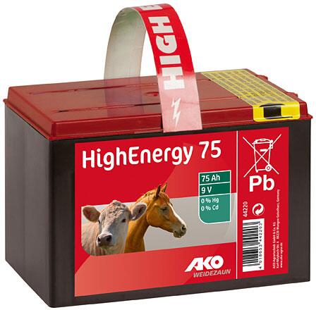 AKO HighEnergy szárazelem, 9 V - 75 Ah