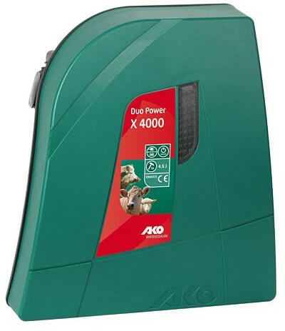 AKO Duo Power X 4000 Villanypásztor készülék 230 V / 12 V - 4, 5 J - farmservice