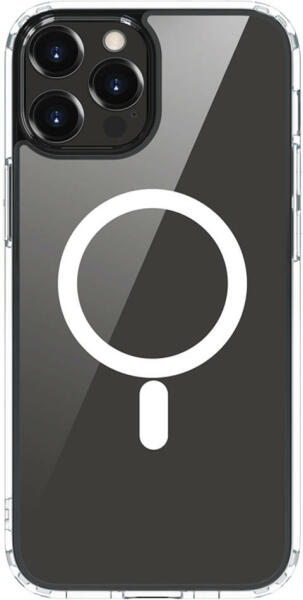 DEVIA Husa Devia Husa Pure MagSafe Shockproof iPhone 13 Pro Max Clear  (antishock) (DVPMSIP13PMCL) - vexio (Husa telefon mobil) - Preturi