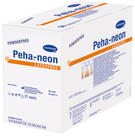 Vásárlás: HARTMANN Peha®-neon latexmentes steril kesztyű (6; 100 db)  (9425453) Munkavédelmi kesztyű árak összehasonlítása, Peha neon latexmentes  steril kesztyű 6 100 db 9425453 boltok