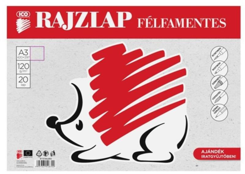 Süni félfamentes rajzlap A3 120 g (7510043002)