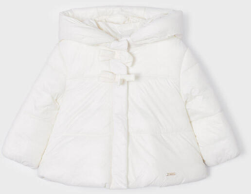 MAYORAL Зимно яке за бебе момиче в мръсно бяло с панделки Майорал - за  момиче, в мръсно бяло Детско яке, палто Цени, оферти и мнения, списък с  магазини, евтино MAYORAL Зимно яке