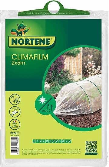 CLIMAFILM 50 m LDPE kertészeti fólia - 2 x 5 m - színtelen - 110005 (Csak fólia)