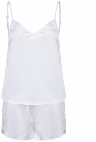 Vásárlás: Towel City Női szatén pizsama szett - Fehér | XS/S  (LS-TC057-1000290594) Női pizsama árak összehasonlítása, Női szatén pizsama  szett Fehér XS S LS TC 057 1000290594 boltok