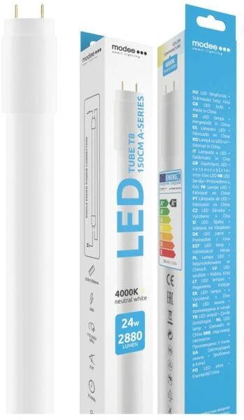 Smart Lighting LED Fénycső T8 Glass 24W 1500mm 4000K