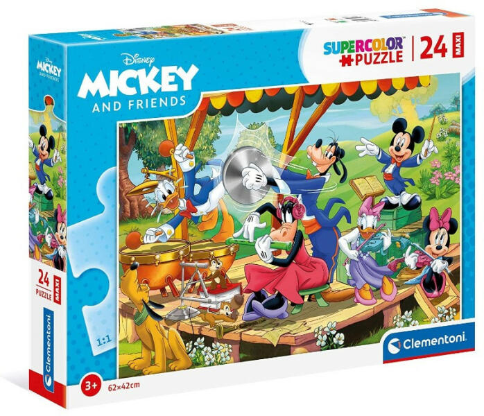 SuperColor - Mickey egér és barátai maxi puzzle 24 db-os (24218)