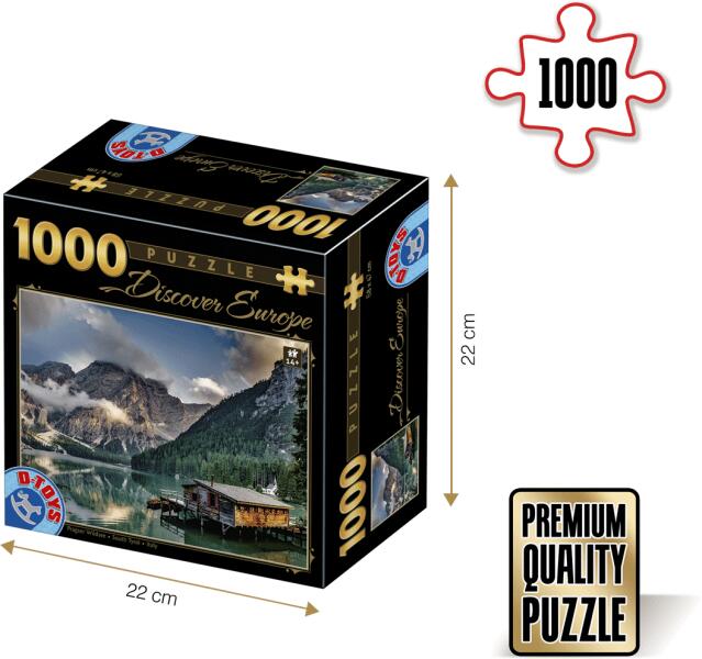 D-Toys Puzzle Tirolul de Sud - Puzzle adulți 1000 piese - Discover Europe  (65995-09) (Puzzle) - Preturi