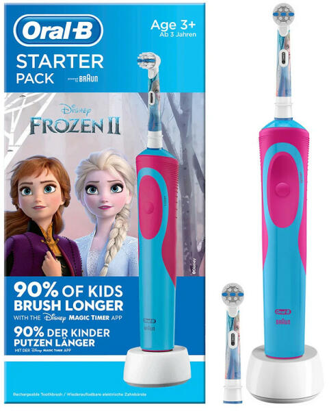 Oral-B Frozen II Starter Pack elektromos fogkefe vásárlás, olcsó Oral-B  Frozen II Starter Pack elektromos fogkefe árak, akciók