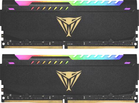 Viper Steel RGB 64GB (2X32GB) DDR4 3600MHZ PVSR464G360C8K