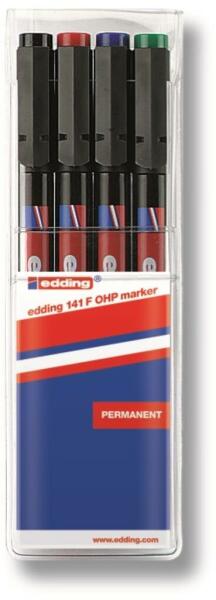 Vásárlás: edding 141F permanent marker készlet 4db (7070041000) Marker árak  összehasonlítása, 141 F permanent marker készlet 4 db 7070041000 boltok
