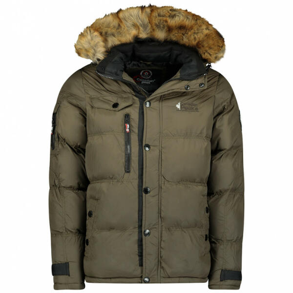 Canadian Peak jachetă bărbătească BUKKATEAK MEN iarnă Kaki S (Jacheta  barbati) - Preturi