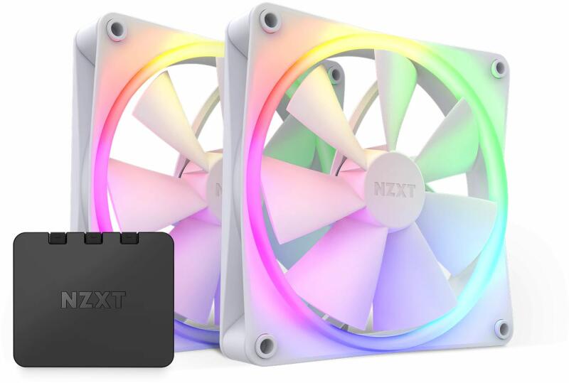 F140 RGB white 2-pack (NZXT-FAN-RF-R14DF-W1)