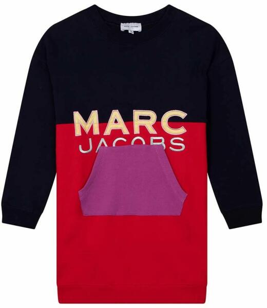 Marc Jacobs Детска памучна рокля Marc Jacobs в червено къс модел със  стандартна кройка (W12415.G.102.108) Рокли за момичета Цени, оферти и  мнения, списък с магазини, евтино Marc Jacobs Детска памучна рокля Marc