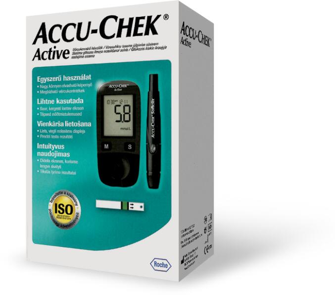 Vásárlás: Accu-Chek Active Chipes Vercukorszintmero 1x Vércukorszint mérő  árak összehasonlítása, Active Chipes Vercukorszintmero 1 x boltok