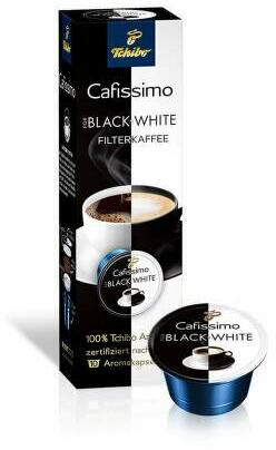 Vásárlás: Tchibo Cafissimo Black & White Filterkaffee kapszula - 10 adag  Kávégép kapszula, kávépárna árak összehasonlítása, Cafissimo Black White  Filterkaffee kapszula 10 adag boltok