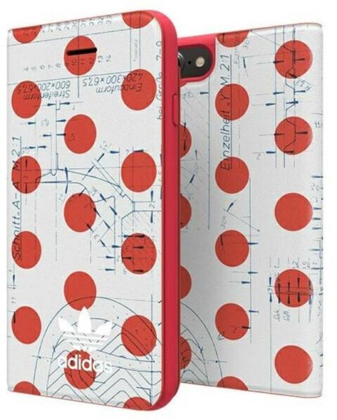Adidas Husa Flip Cover Adidas Book OR Red / White pentru Apple iPhone 6/7/8/SE  2 (8718846047791) (Husa telefon mobil) - Preturi