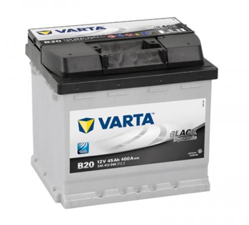 VARTA B20 Black Dynamic 45Ah EN 400A right+ (545 413 040) vásárlás, Autó  akkumulátor bolt árak, akciók, autóakku árösszehasonlító