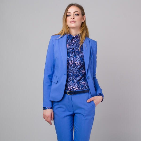 Vásárlás: Willsoor Elegáns női kék blézer 13667 Női kosztüm, blézer árak  összehasonlítása, Elegánsnőikékblézer13667 boltok