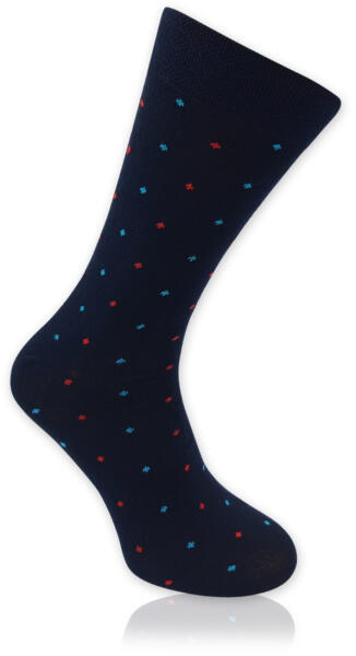 Vásárlás: Willsoor Férfi sötétkék zokni kék és piros pöttyös mintával 14088  Férfi zokni árak összehasonlítása,  Férfisötétkékzoknikékéspirospöttyösmintával14088 boltok