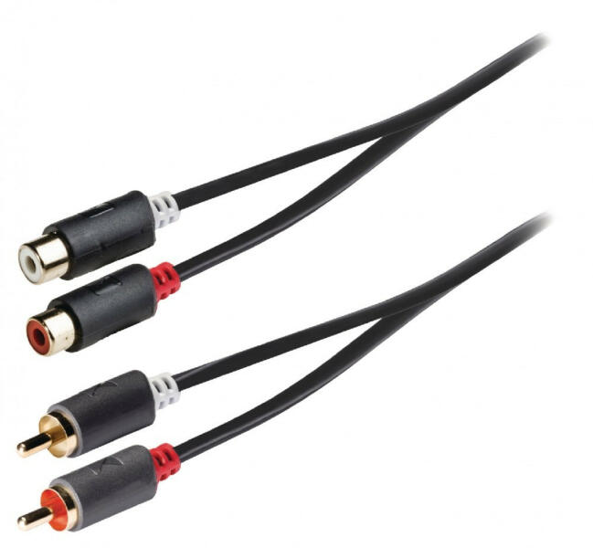 Vásárlás: Nedis Sztereó RCA hosszabbító kábel 2m (CABW24205AT20) Audio  kábel árak összehasonlítása, Sztereó RCA hosszabbító kábel 2 m CABW 24205  AT 20 boltok