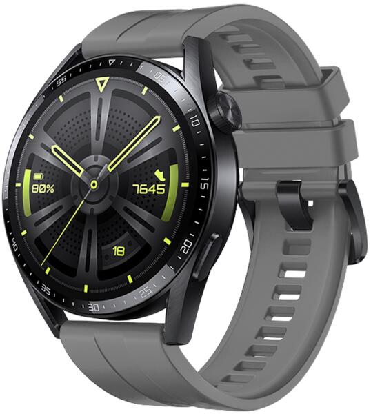 Vásárlás: Huawei Watch GT 3 Pro (43 mm) okosóra szíj - Strap One szürke  szilikon szíj (szíj szélesség: 20 mm) Sportóra, okosóra kiegészítő árak  összehasonlítása, Watch GT 3 Pro 43 mm okosóra