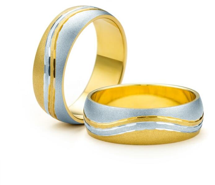 Vásárlás: SAVICKI Esküvői karikagyűrűk: kétszínű arany, félkarika, 6 mm -  savicki - 417 900 Ft Gyűrű árak összehasonlítása, Esküvői karikagyűrűk  kétszínű arany félkarika 6 mm savicki 417 900 Ft boltok