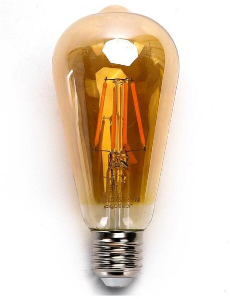B. V. LED Izzó ST64 E27/6W/230V 2200K - Aigostar AI0126 (AI0126)