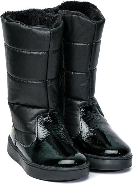 BIBI Shoes Cizme Fete Inalte Bibi Urban Boots Black Imblanite (Cizma,  bocanci copii) - Preturi
