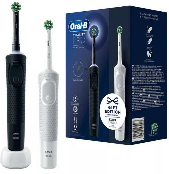 Oral-B Vitality Pro D103 Duo elektromos fogkefe vásárlás, olcsó Oral-B  Vitality Pro D103 Duo elektromos fogkefe árak, akciók