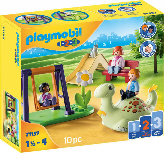 Vásárlás: Playmobil 1.2.3 Játszótér (71157) Playmobil árak  összehasonlítása, 1 2 3 Játszótér 71157 boltok