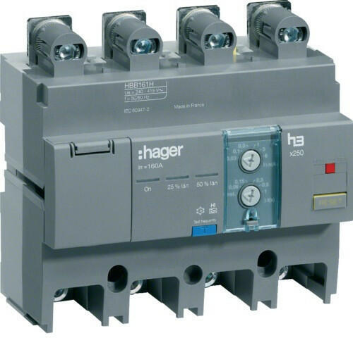 Vásárlás: Hager HBB161H x250 áramvédő-kapcsoló blokk, 4P; 0, 03-6A; 0,  06-1s; 160A (HBB161H) - elektrikstore Kismegszakító, szalagbiztosíték,  fogyasztásmérő árak összehasonlítása, Hager HBB 161 H x 250 áramvédő  kapcsoló blokk 4 P 0