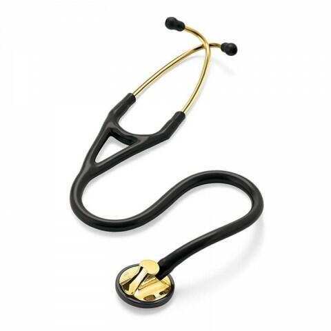3M Littmann Stetoscop 3M Littmann® Master Cardiology, Negru, capsula alama  (Black/Brass) (Instrumente medicale) - Preturi