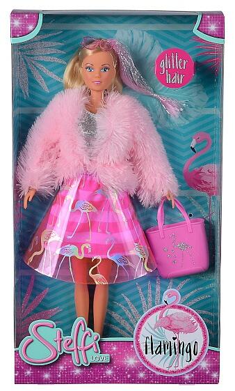 Vásárlás: Simba Toys Steffi Love baba flamingós ruhában csillogó hajjal  Játékbaba árak összehasonlítása,  SteffiLovebabaflamingósruhábancsillogóhajjal boltok