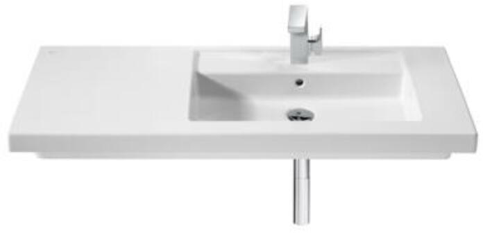 Prisma 90x45 cm right white (A327543000)
