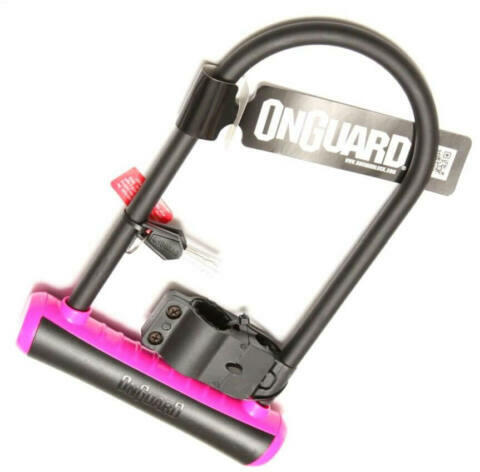 Vásárlás: Onguard Neon U-lakat, 230x115x13 mm, vázkonzollal, fekete-lila  Biciklilakat árak összehasonlítása, Neon U lakat 230 x 115 x 13 mm  vázkonzollal fekete lila boltok