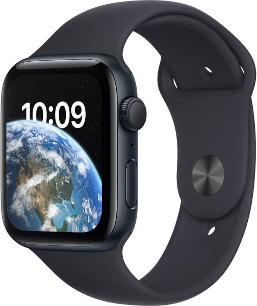 Apple Watch SE (2022) GPS 44mm (Smartwatch, bratara fitness) - Preturi