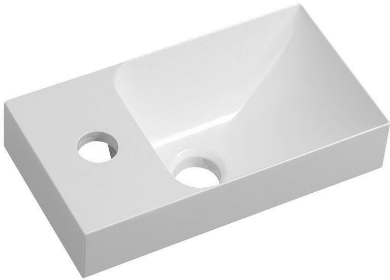 Small Piccolino 30,5x17 cm left white (PK300)