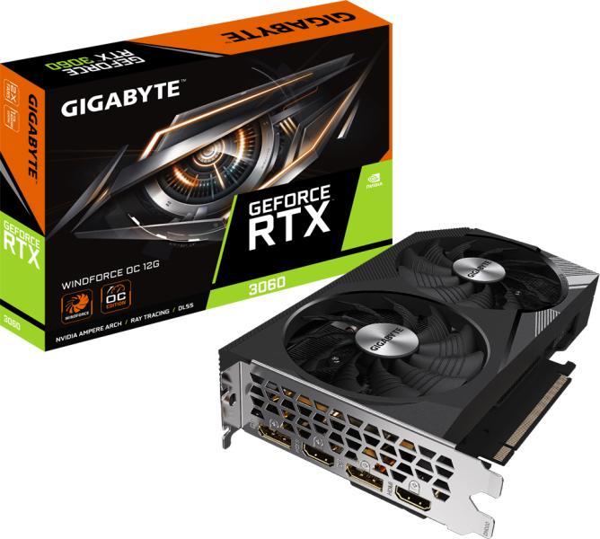 GeForce RTX 3060 WINDFORCE OC 12GB GDDR6 (GV-N3060WF2OC-12GD)