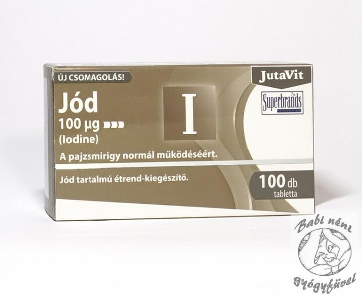 Vásárlás: JutaVit Jód 100g tabletta jódot tartalmazó étrend-kiegészítő  Táplálékkiegészítő árak összehasonlítása, Jód 100 g tabletta jódot  tartalmazó étrend kiegészítő boltok