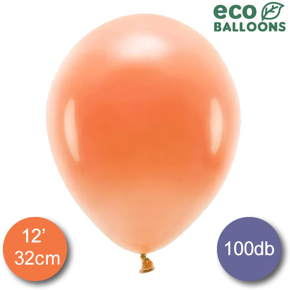 Eco lufi, latex, d30 100 db, narancs