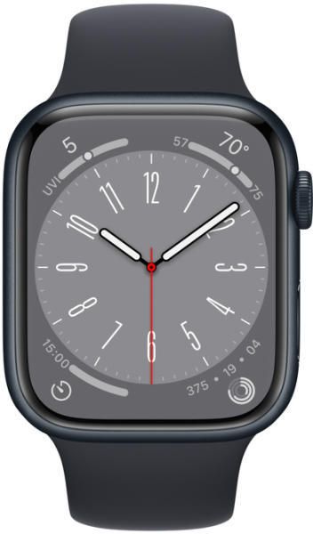 Apple Watch Series 8 GPS 45mm (Smartwatch, bratara fitness) - Preturi