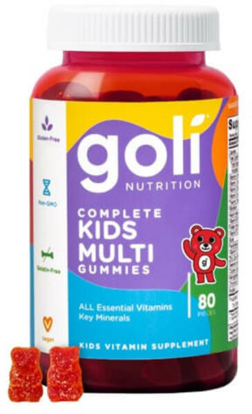 Vásárlás: Goli Nutrition Kids Complete gumicukor multivitamin gyerekeknek,  80 db, Goli Nutrition Táplálékkiegészítő árak összehasonlítása, Kids  Complete gumicukor multivitamin gyerekeknek 80 db Goli Nutrition boltok