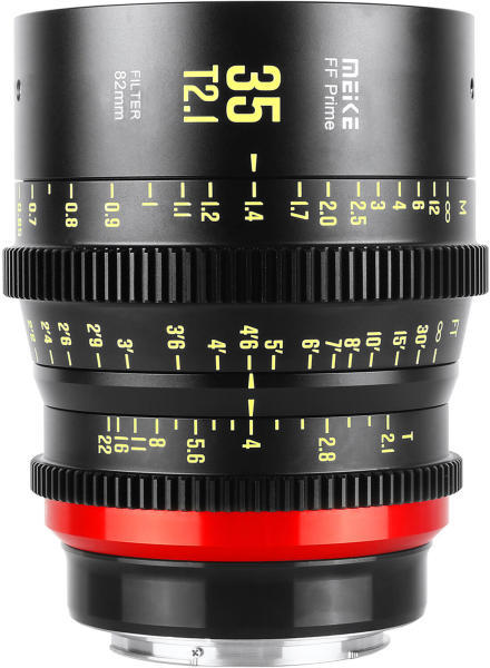 Meike 35mm T2.2 Cine Objektiv Für Fuji X – Manuell, 77mm Filtergewinde