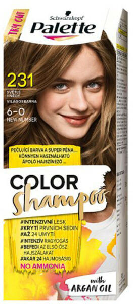 Palette Color Shampoo 231 (6-0) világosbarna