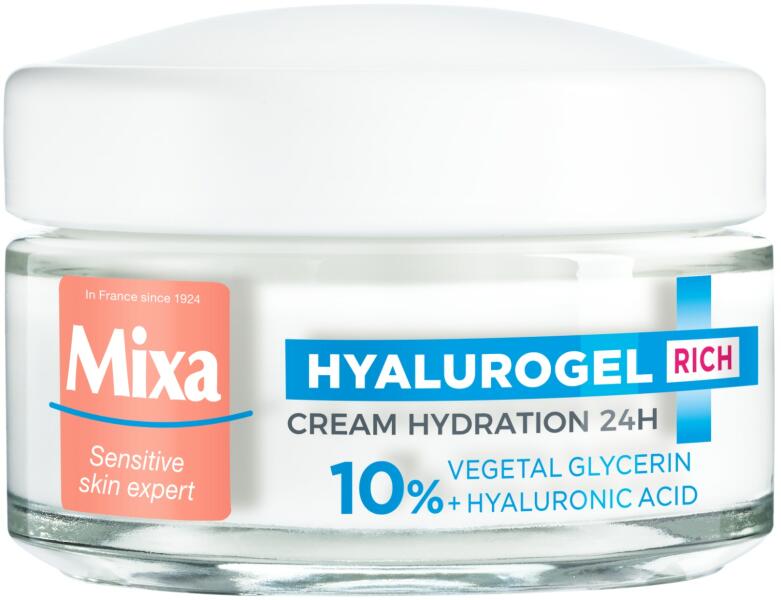 Vásárlás: Mixa Hyalurogel intenzív hidratáló krém 10%, érzékeny és  dehidratált bőrre 50 ml Arckrém árak összehasonlítása, Hyalurogel intenzív  hidratáló krém 10 érzékeny és dehidratált bőrre 50 ml boltok