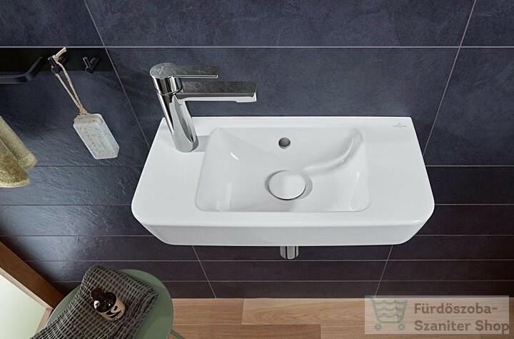 O. Novo 50x25 cm CeramicPlus left white alpin (4342L5R1)