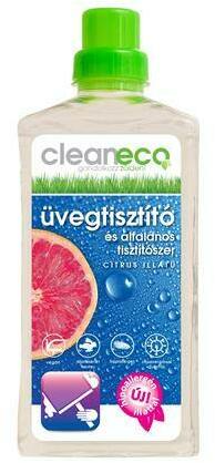Általános felület- és üvegtisztítószer, organikus, 1 l, CLEANECO (KHT660) (1126)