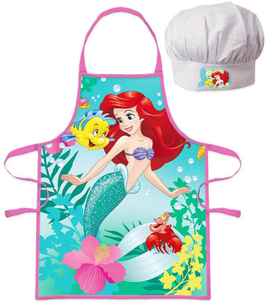 Disney Hercegnők, Ariel gyerek kötény 2 darabos szett (EWA22251WD) - kidsfashion
