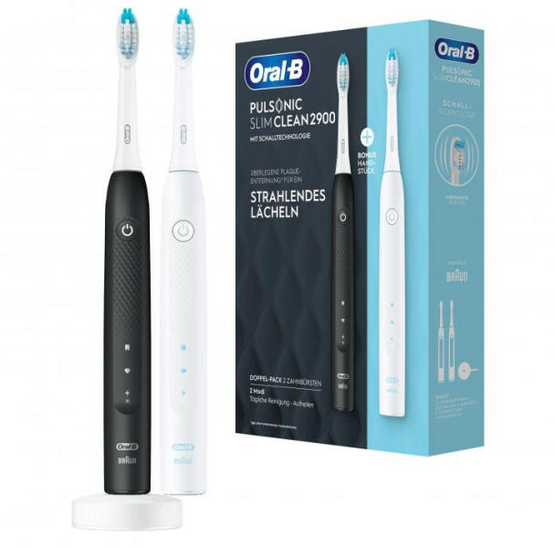 Oral-B Pulsonic Slim Clean 2900 Duopack (Periuta de dinti electrica) -  Preturi